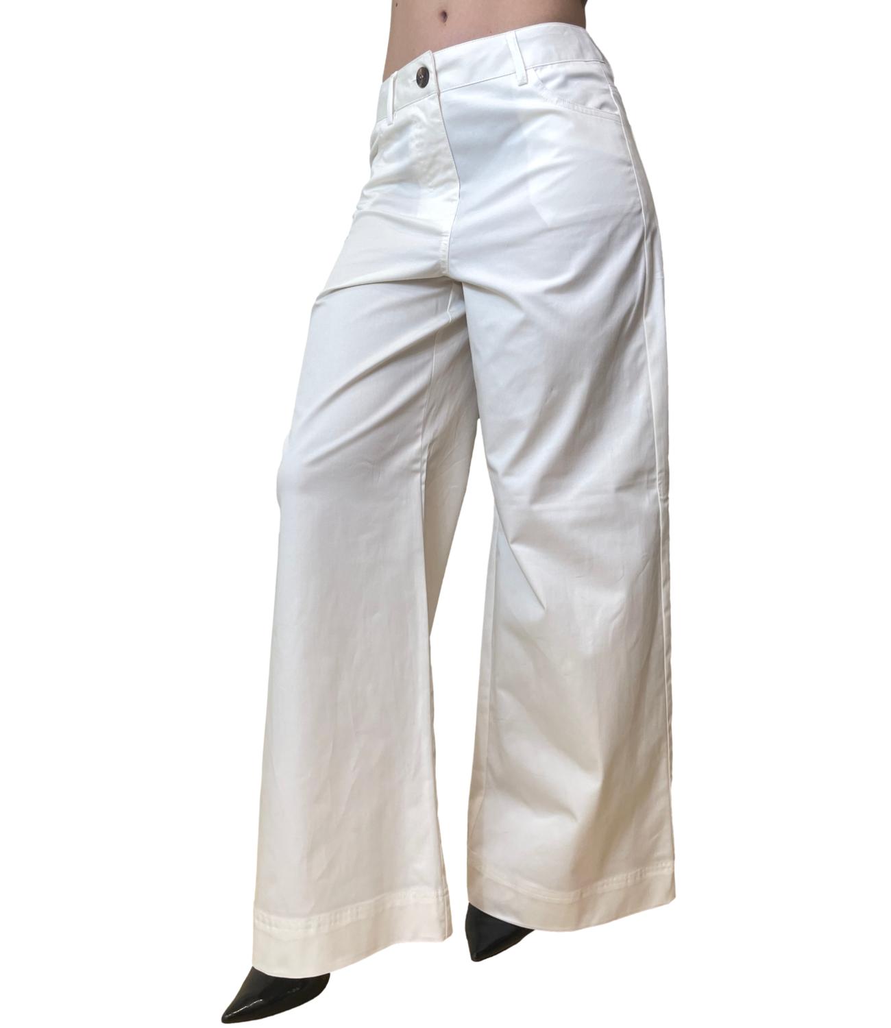 Emme Marella Pantalone Emmrive Bianco Donna