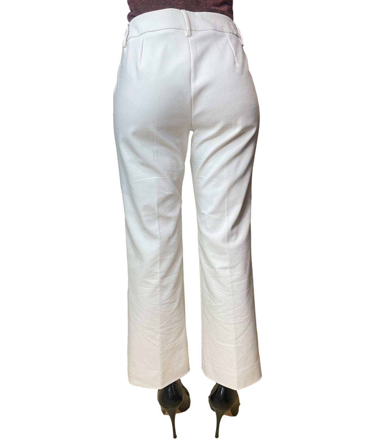 Emme Marella Pantalone Emmrum2 Bianco Lana Donna