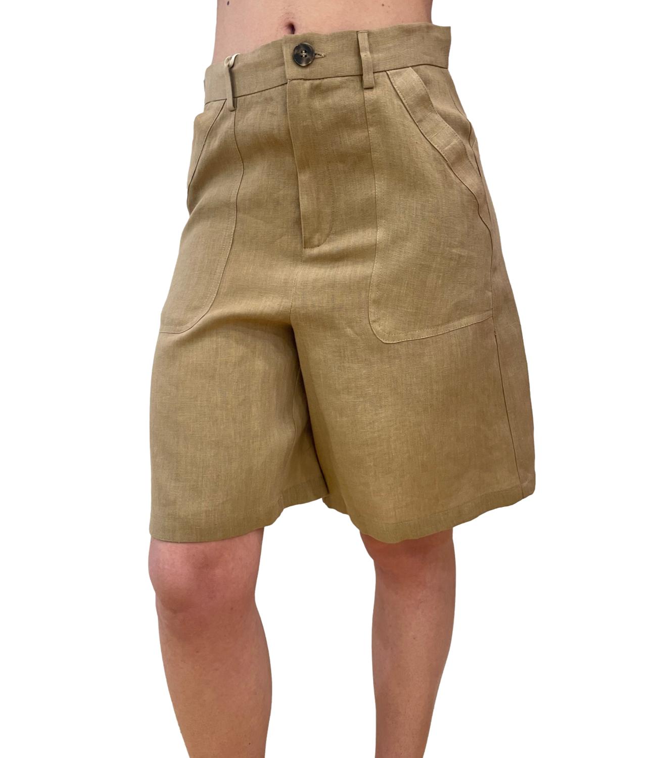 Emme Marella Short Emmadorni Ecru Donna