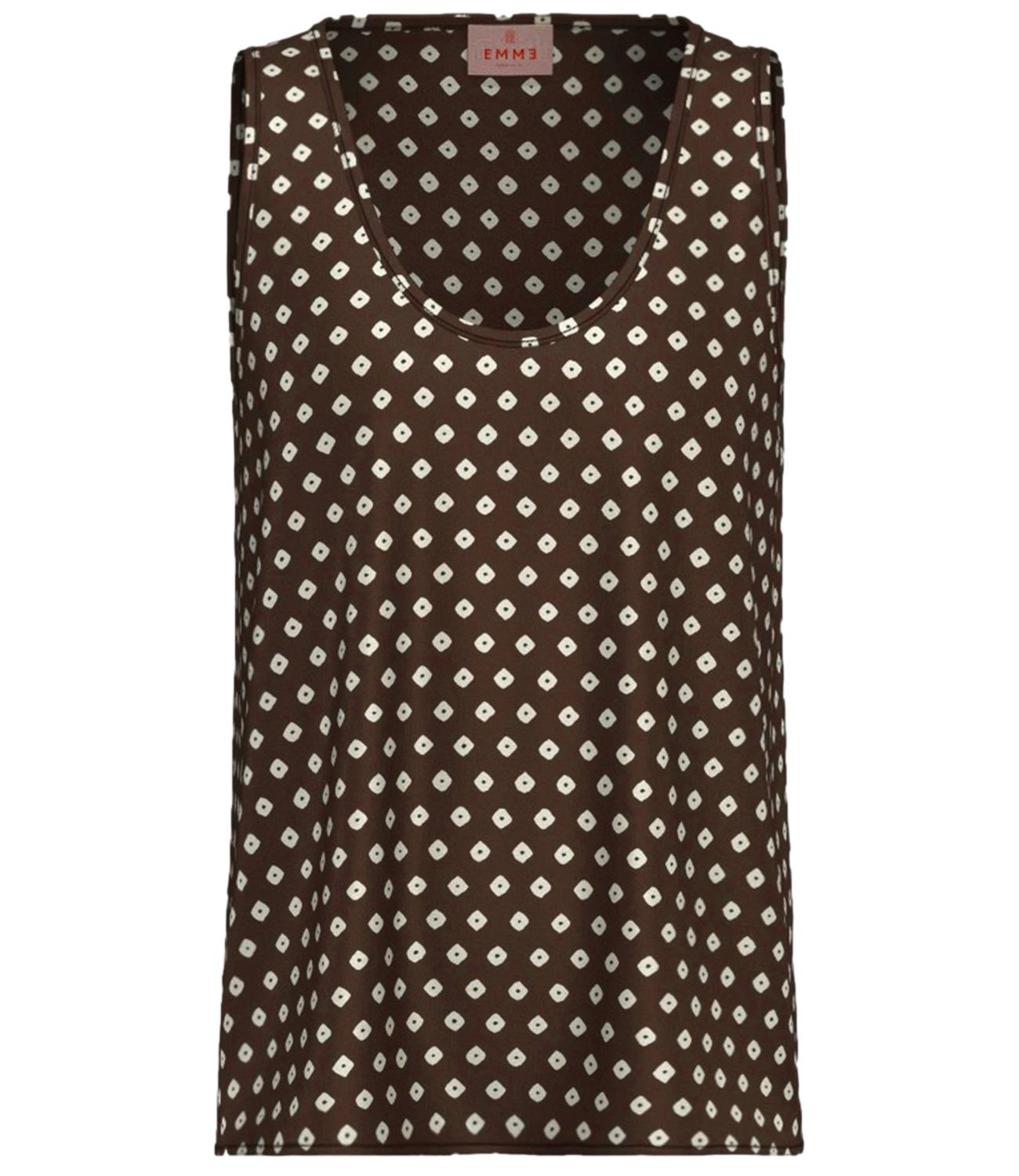 Emme Marella Top Emmcresta Kaki Donna