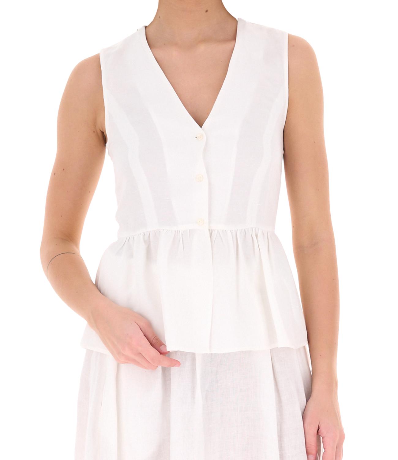 Emme Marella Top Emmelmo Bianco Donna