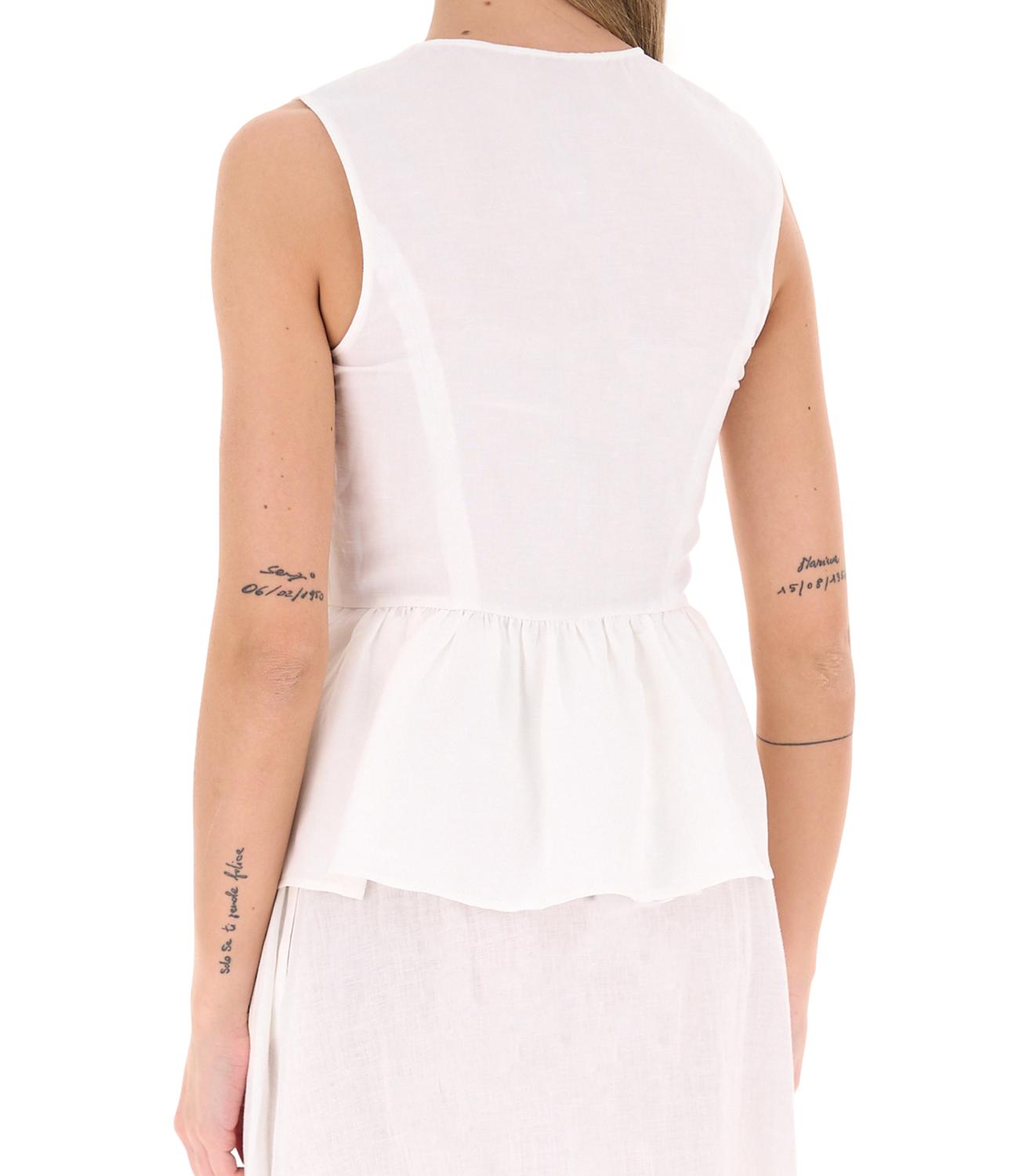Emme Marella Top Emmelmo Bianco Donna