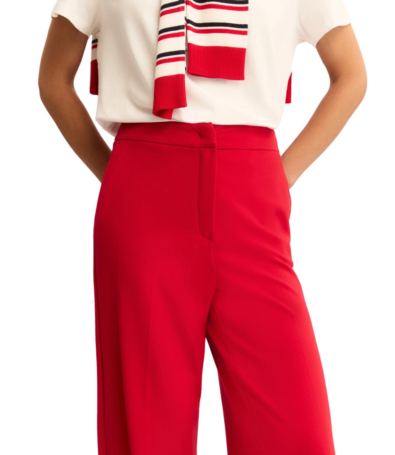 Emme Marella Pantalone Emmpalace Rosso Donna