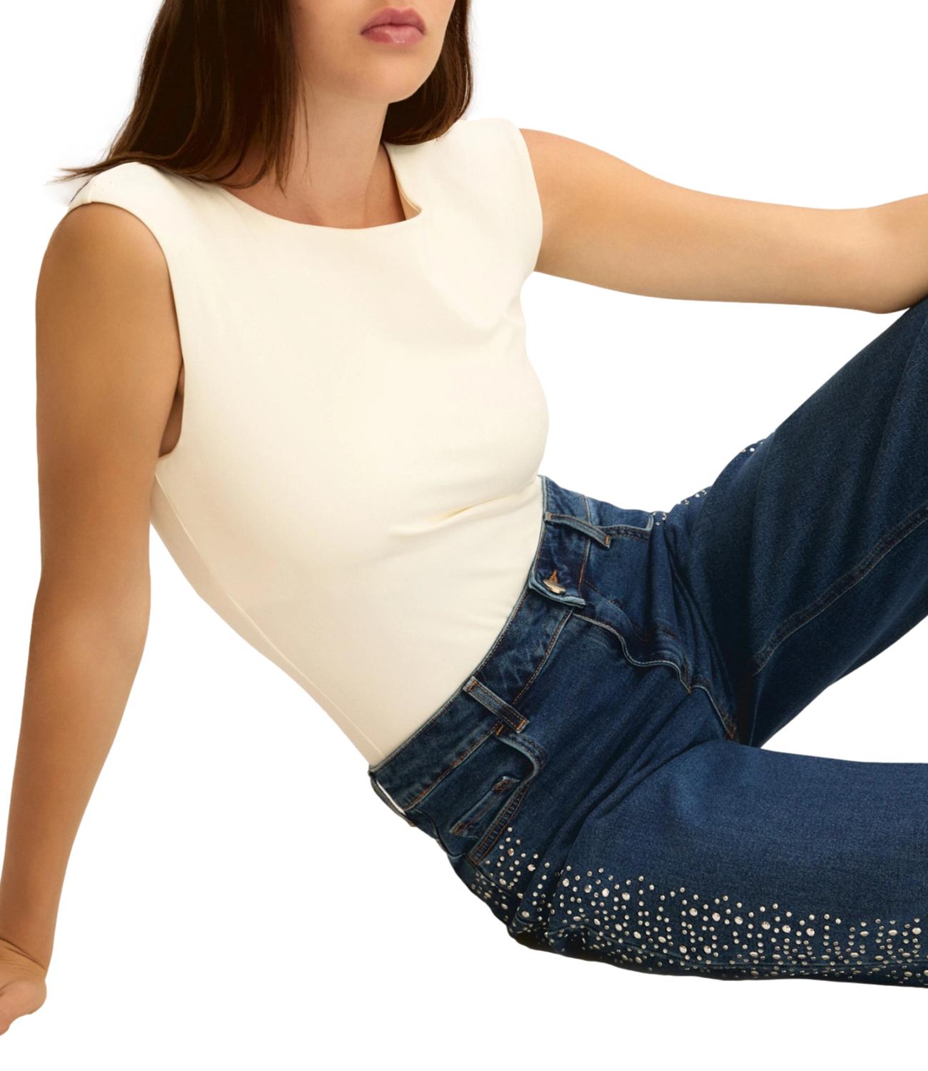 Emme Marella Body Emmvigile Bianco Lana Donna