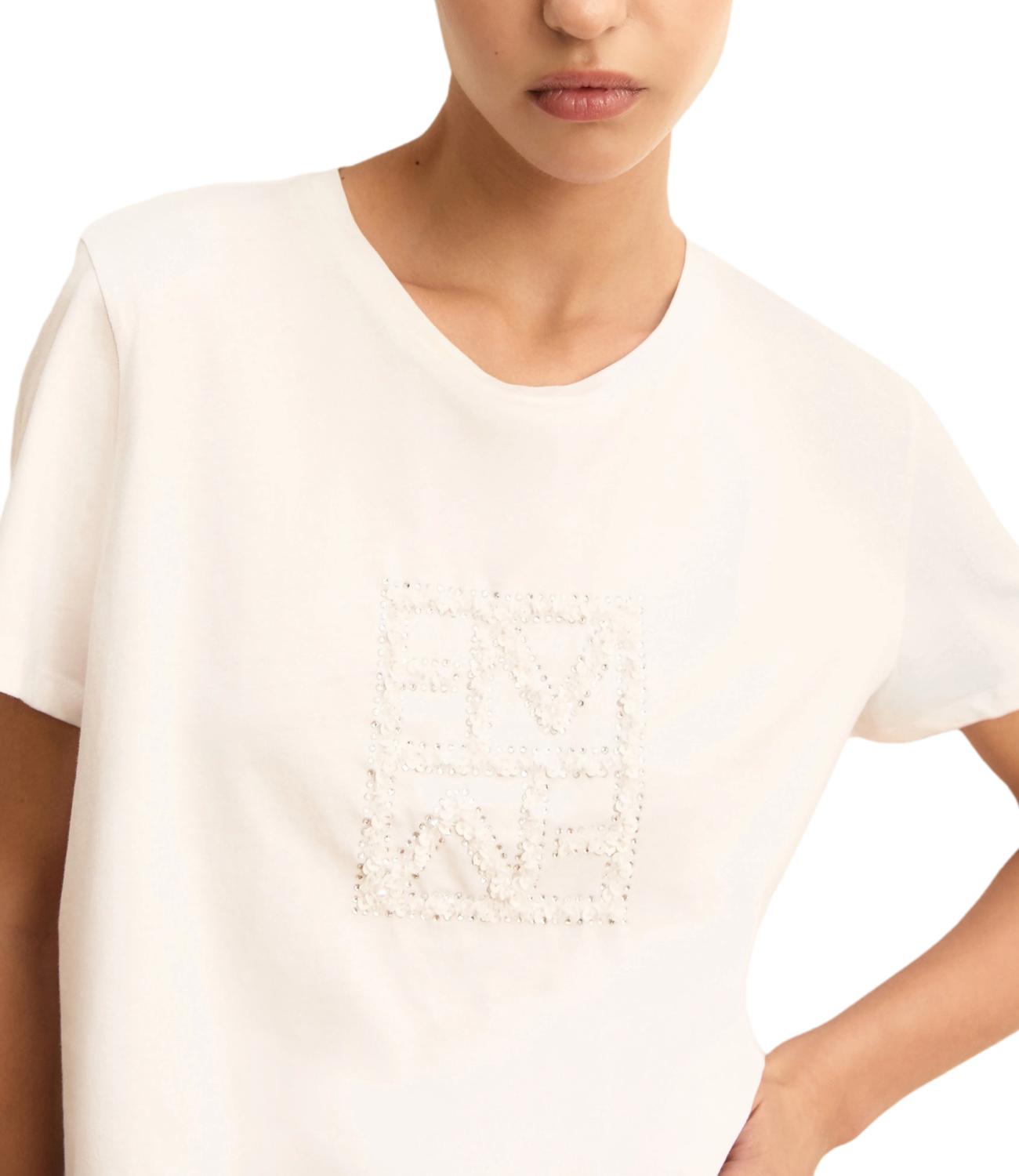 Emme Marella T-Shirt Emmtema Bianco Donna
