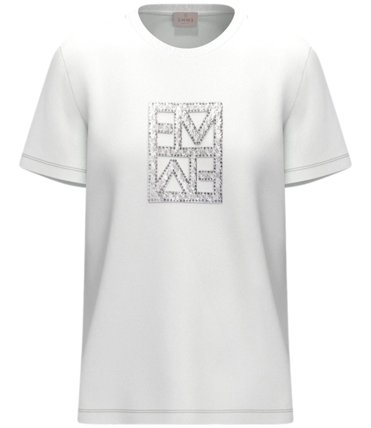 Emme Marella T-Shirt Emmtema Bianco Donna