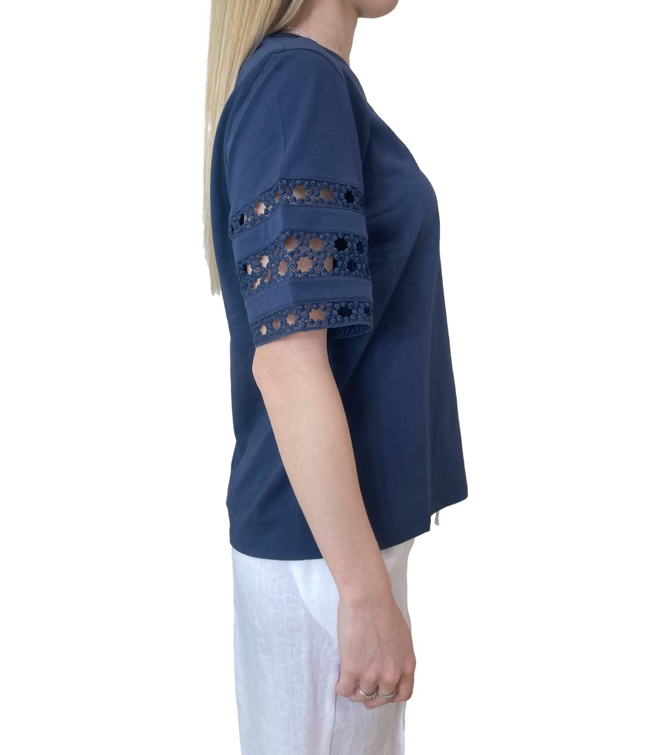 Emme Marella t-shier Emmape blu notte donna