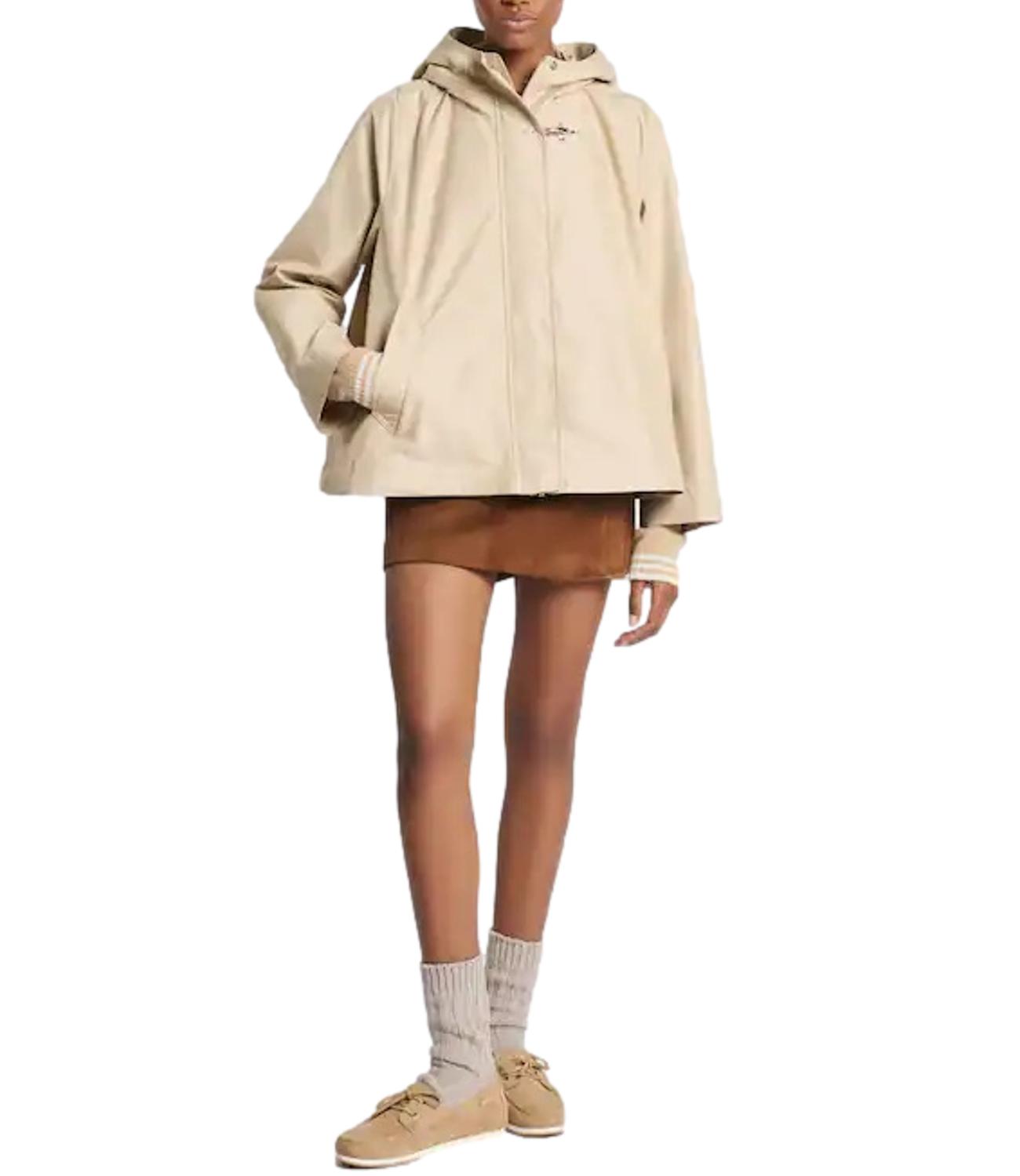 Fay Parka Corto in Popeline Tecnico beige donna