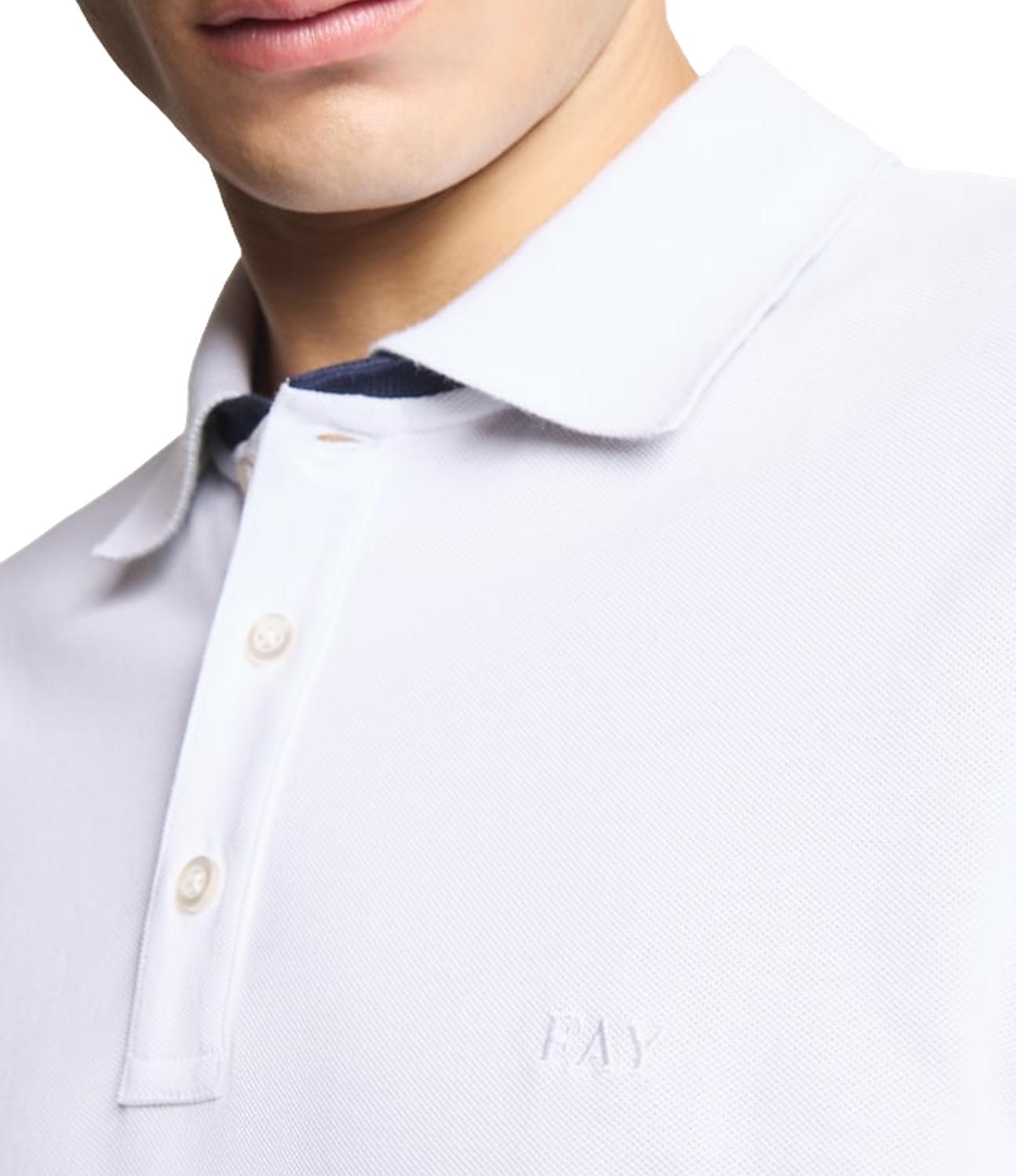 Fay Polo in Piquet Stretch