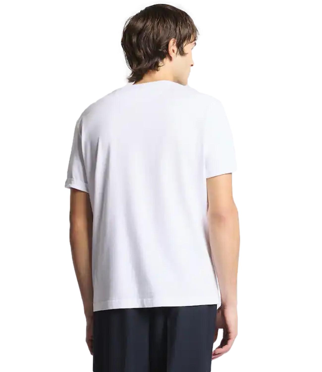 Fay T-shirt in Jersey di Cotone bianco uomo