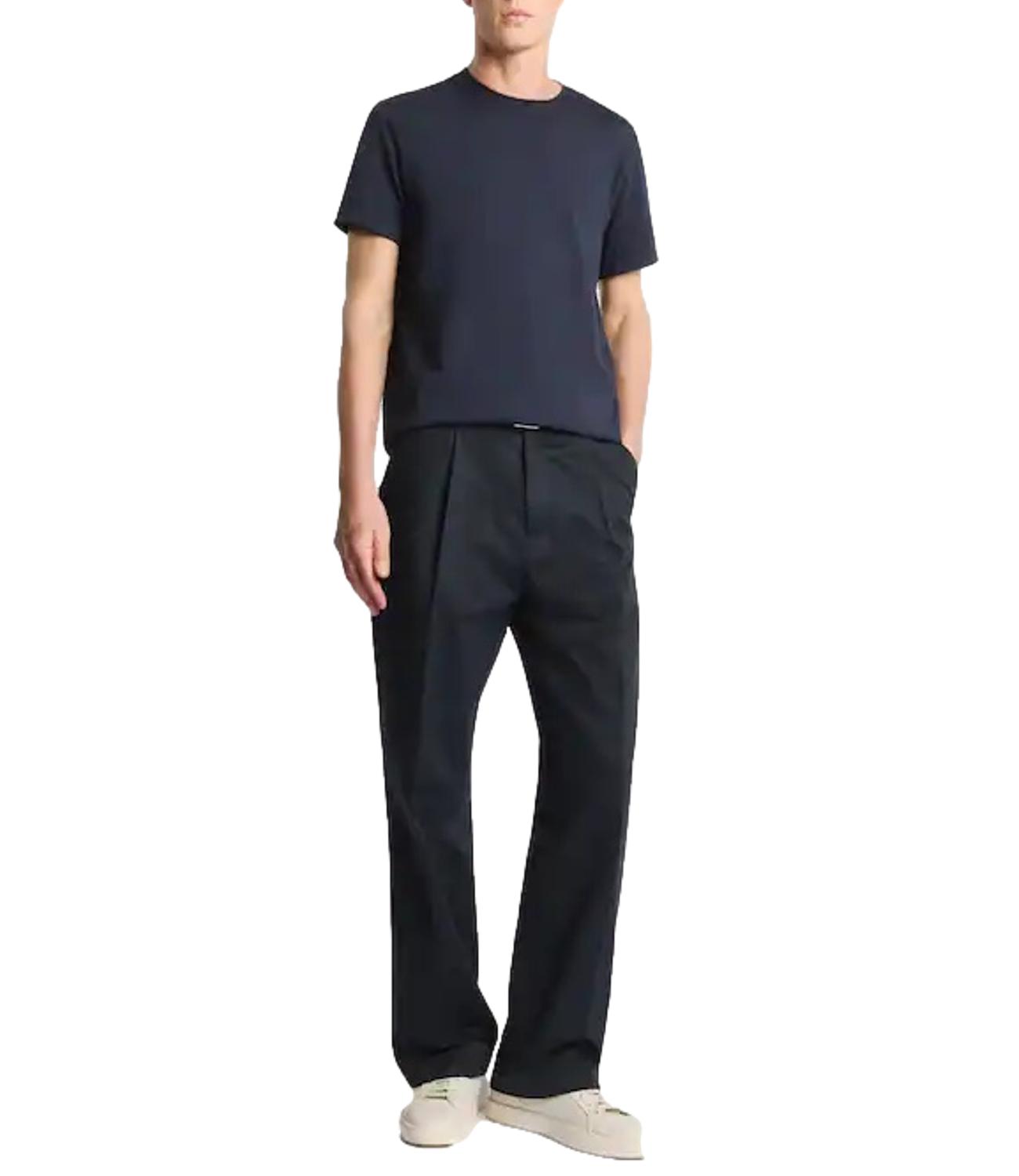 Fay T-shirt in Jersey di Cotone blu uomo