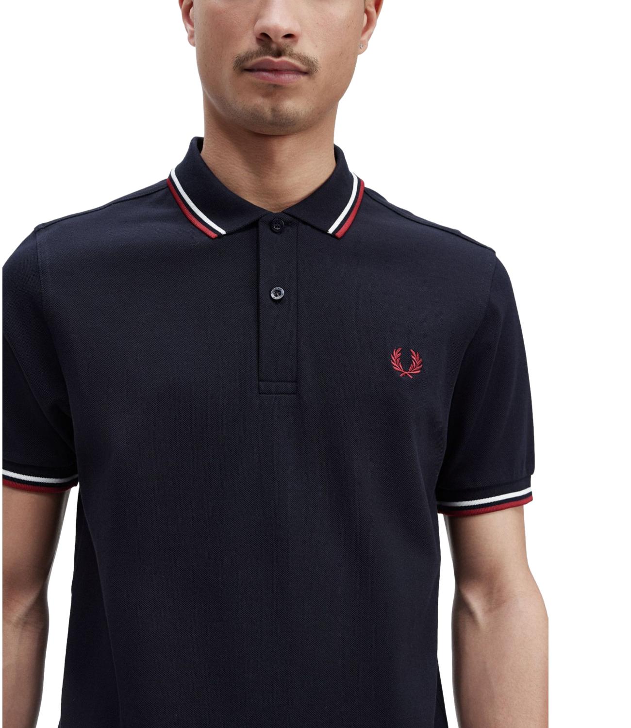 Polo Fred Perry M3600 Uomo - Blu
