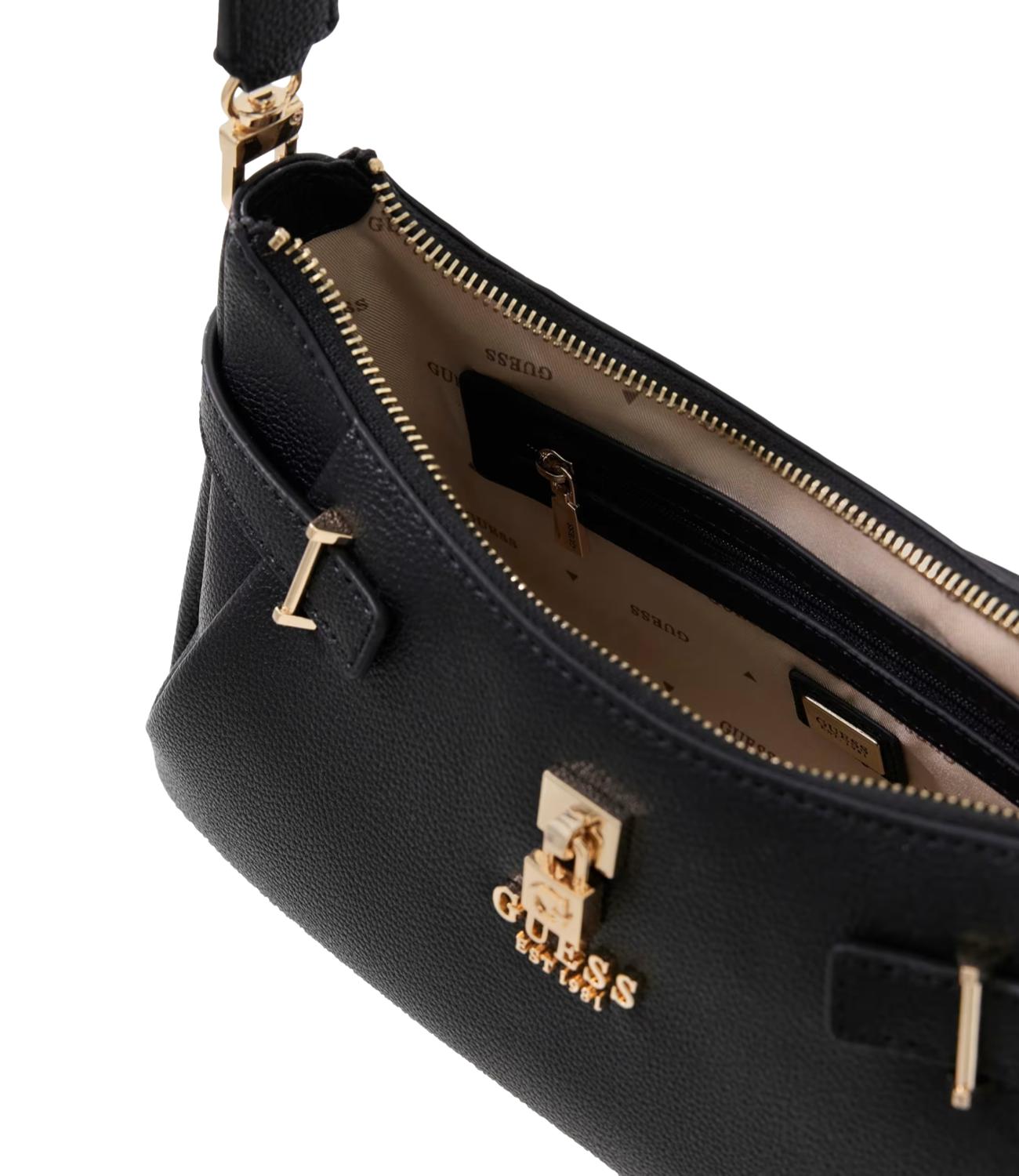 GUESS borsa Yesba Shoulder Bag nera donna