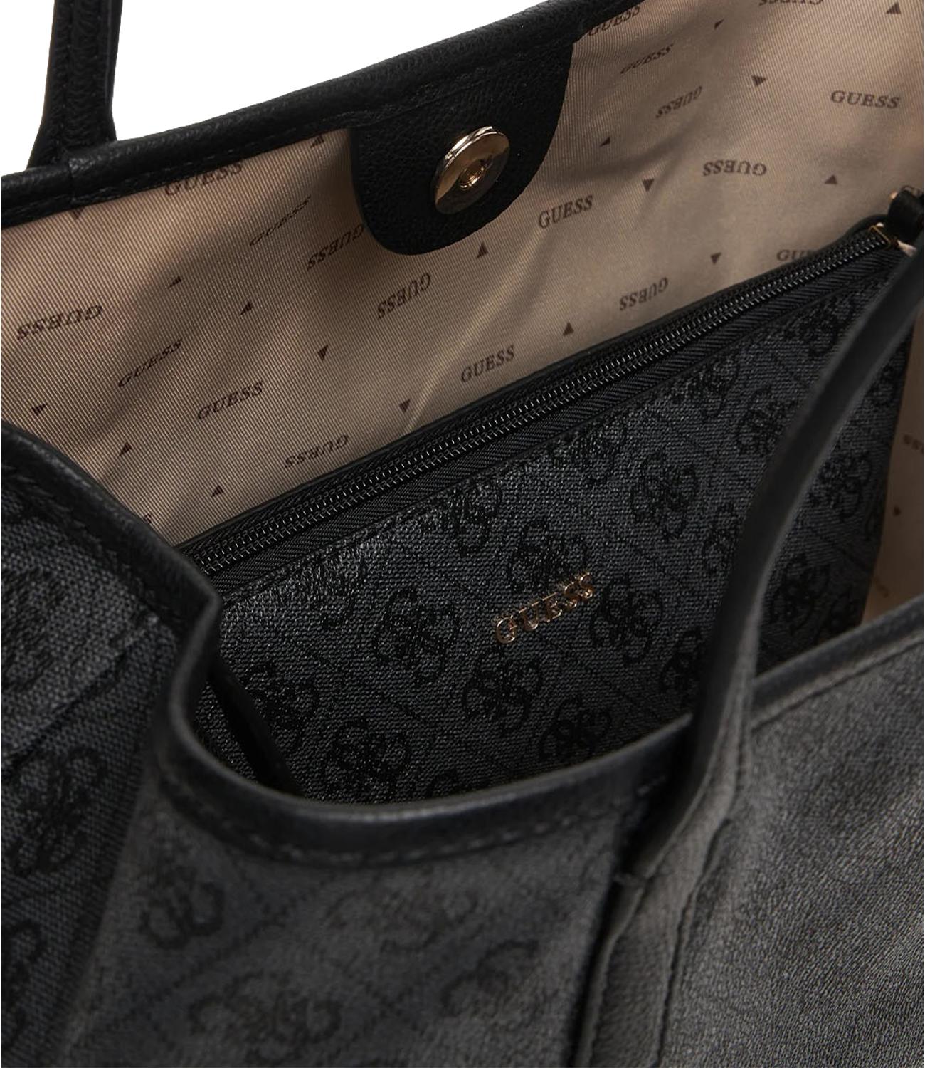 Guess Borsa VICTTORIA Coal Logo Donna