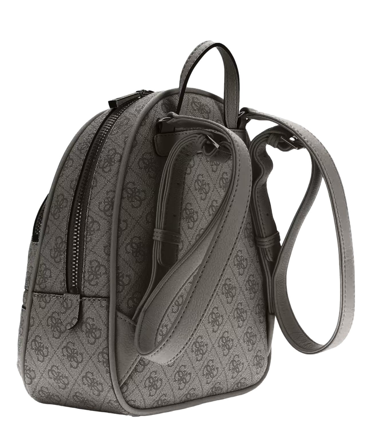 Guess Zaino Mini Manhattan Grigio Scuro Donna