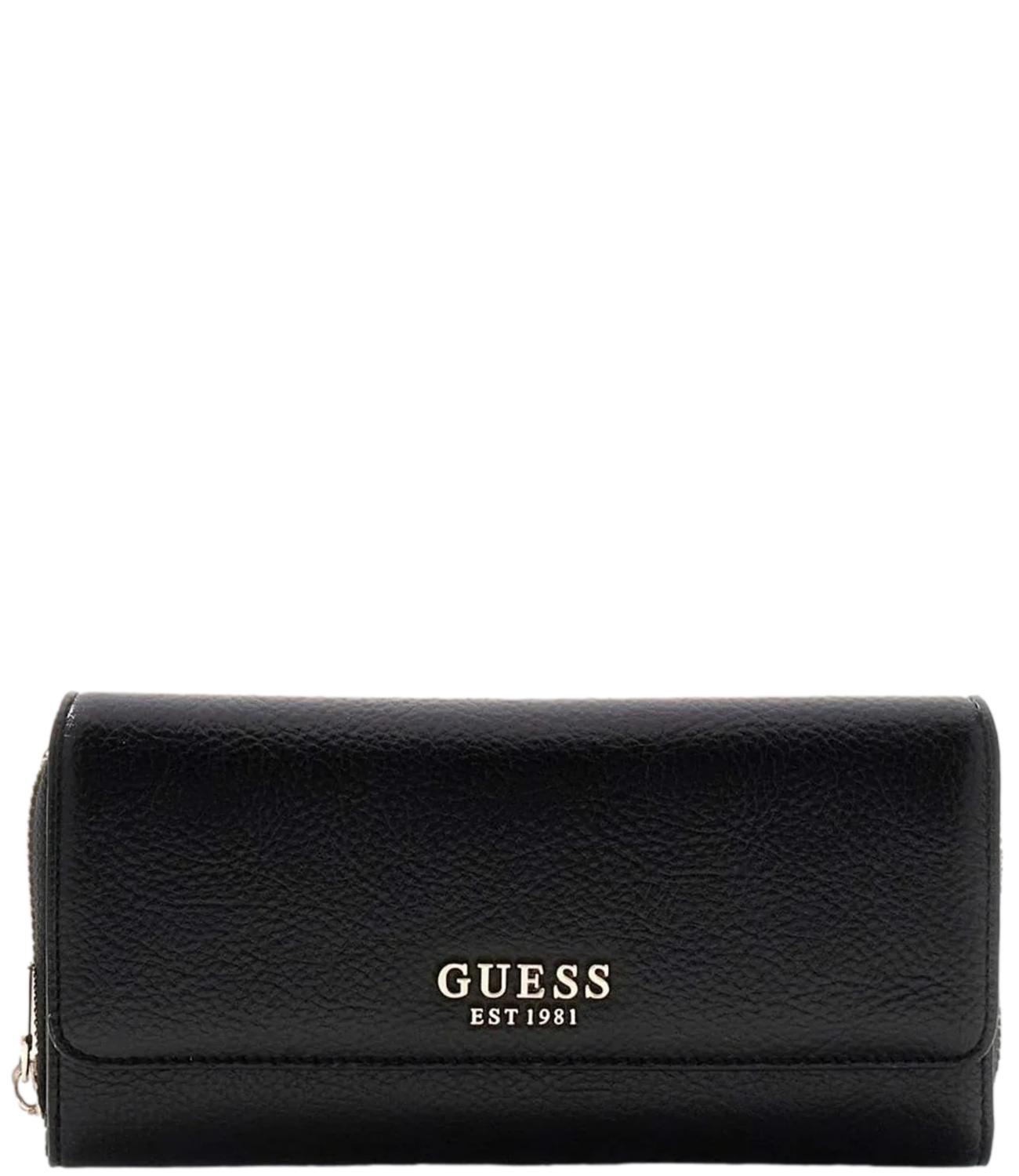 Guess Portafoglio Maxi Brooke Nero Donna