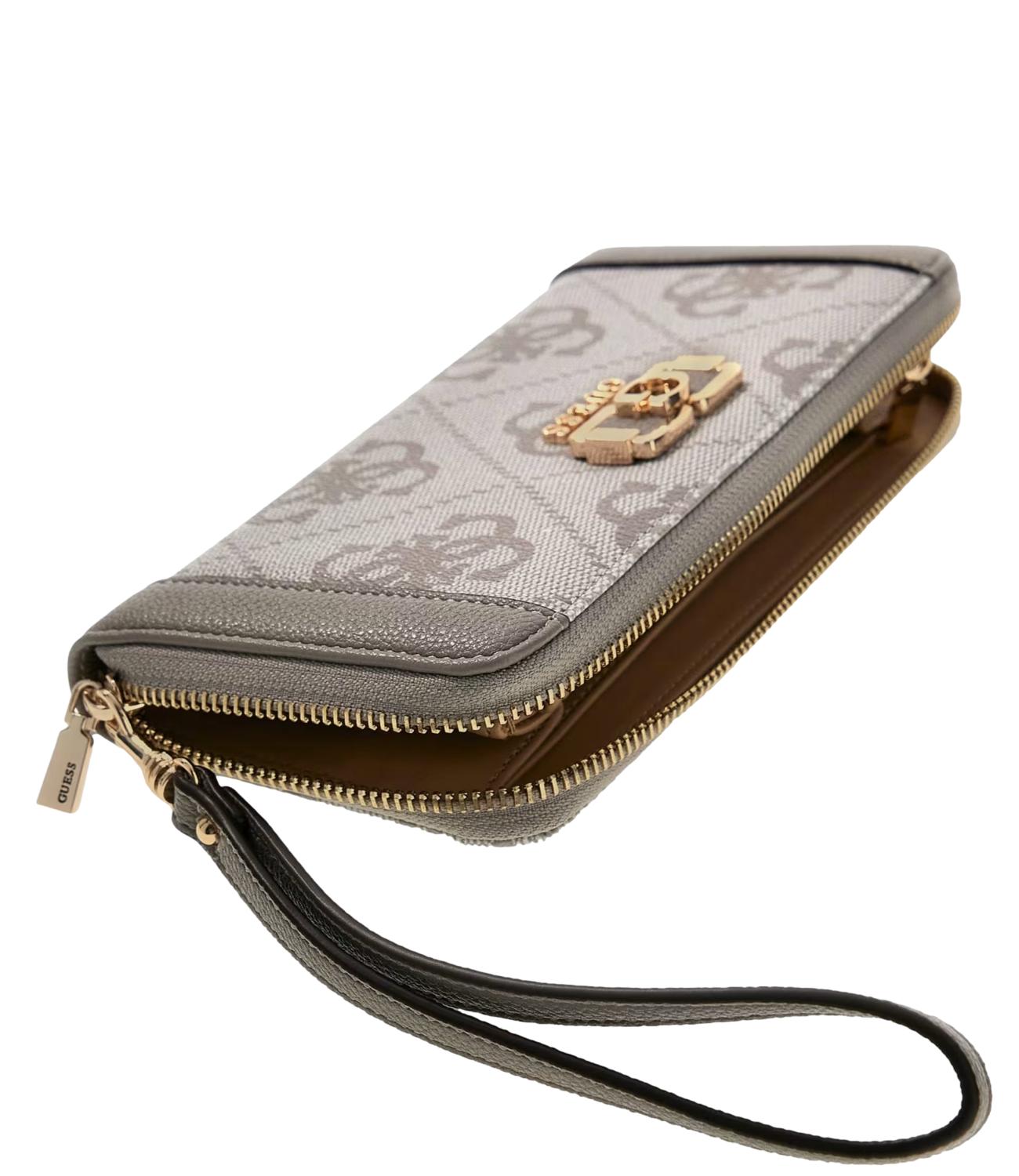 Guess Portafoglio Maxi Dark Taupe Donna