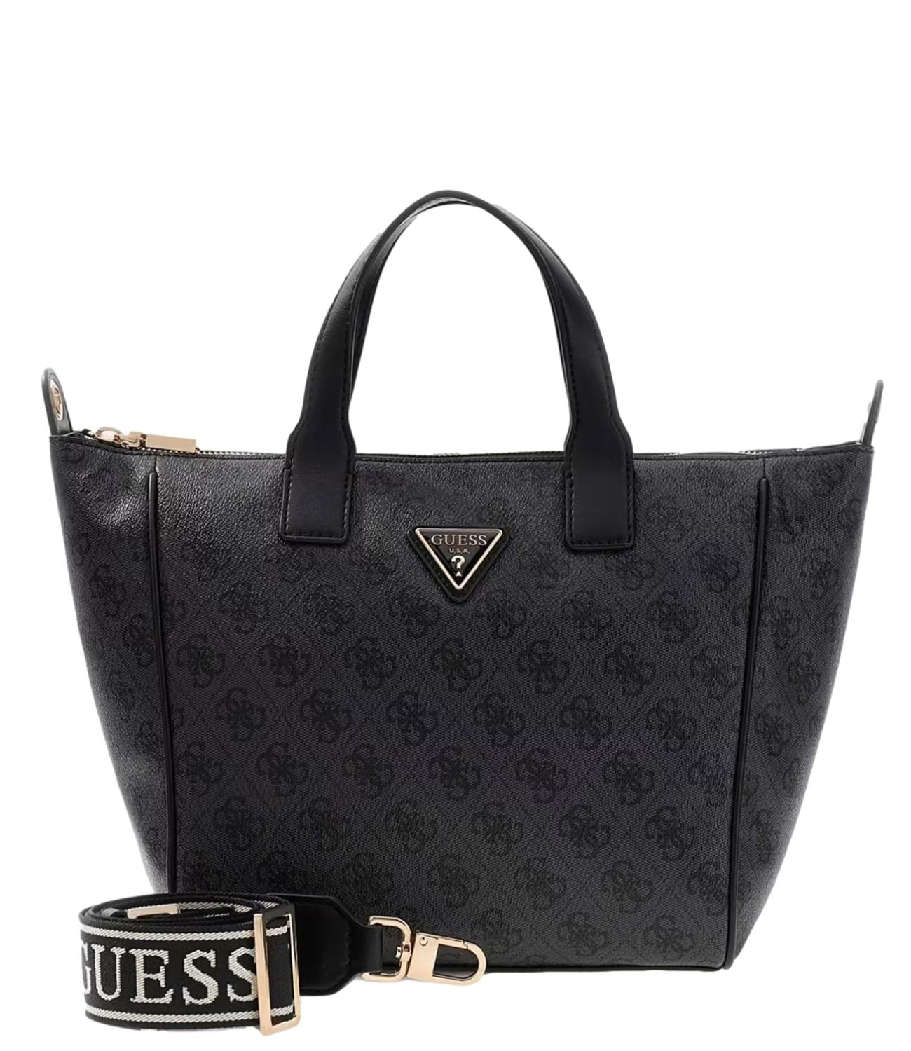Guess Borsa Shopper Follie Black Logo Donna