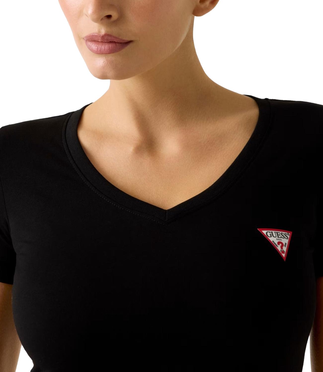 Guess T-shirt Nero Donna