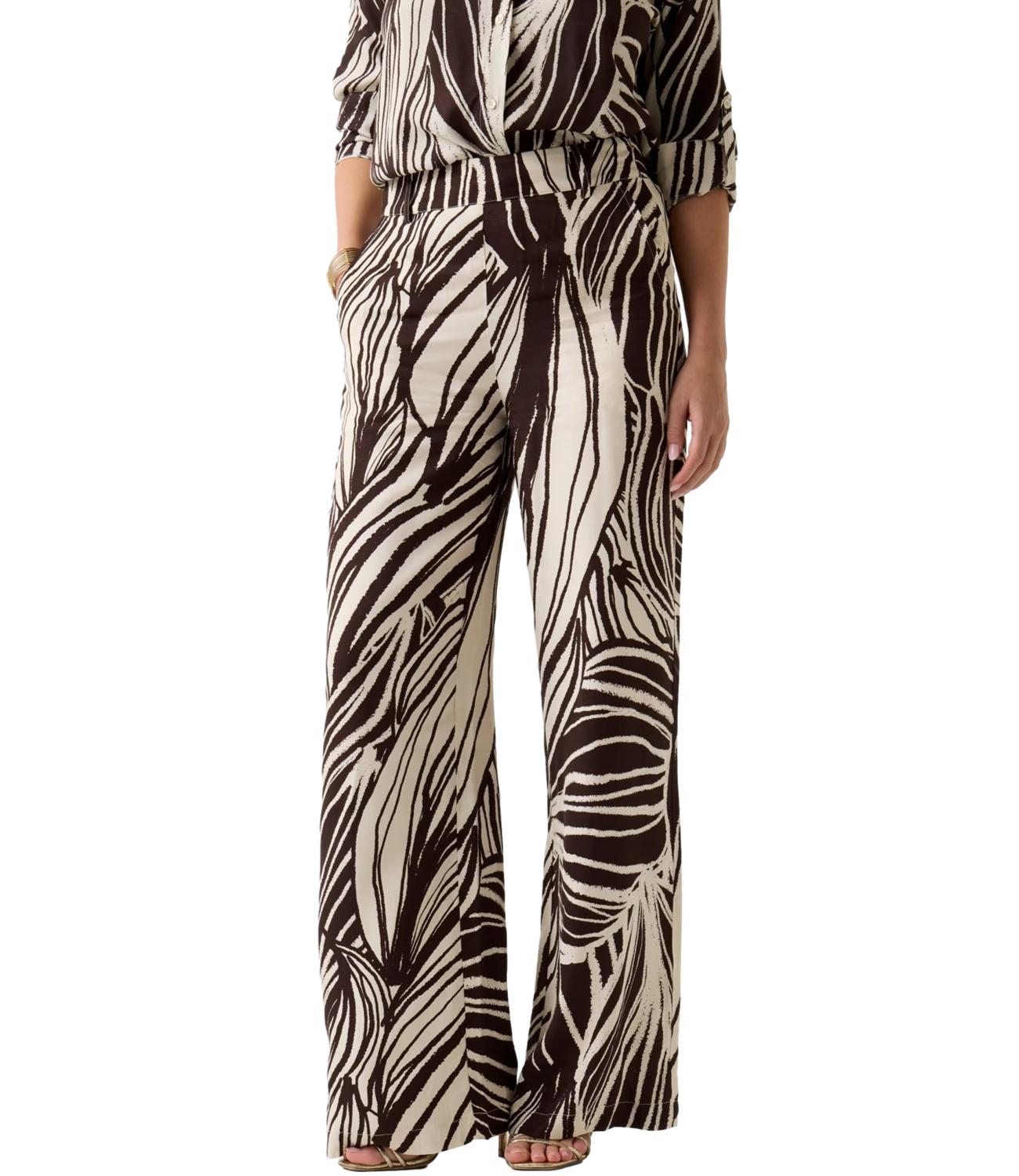 Guess Pantalone Marrone Multi Donna