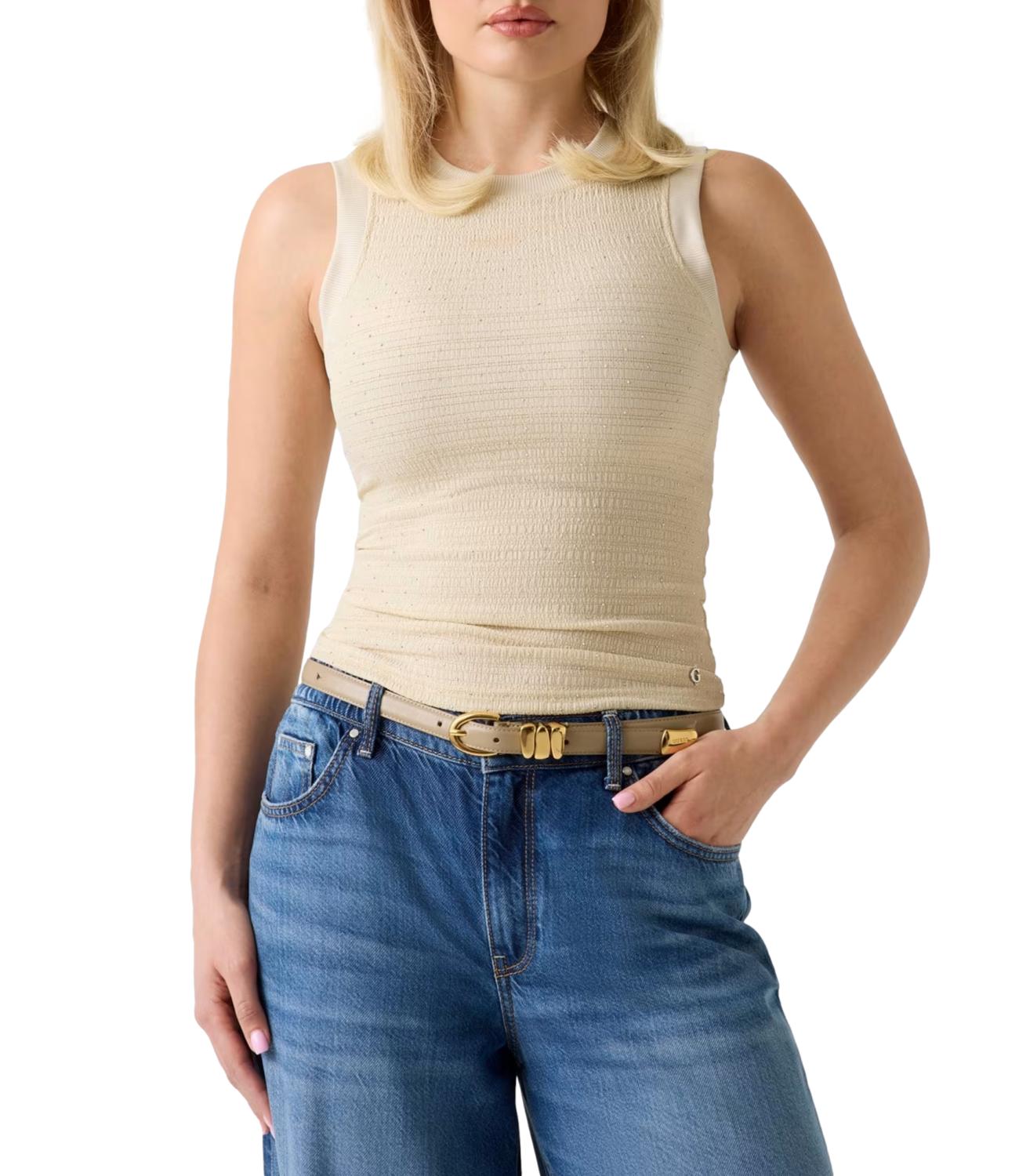 Guess Top Beige Donna
