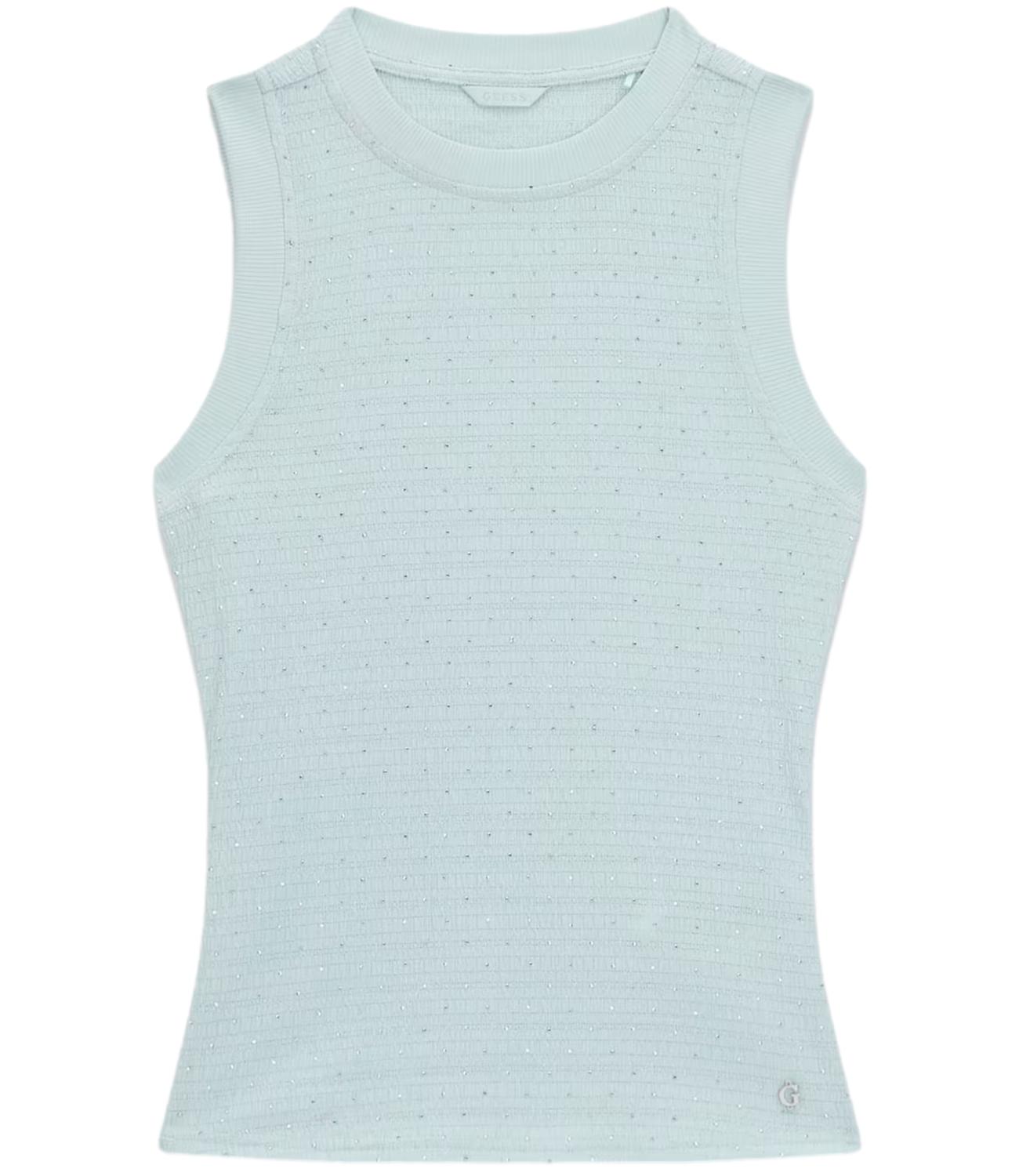 Guess Top Verde Acqua Donna