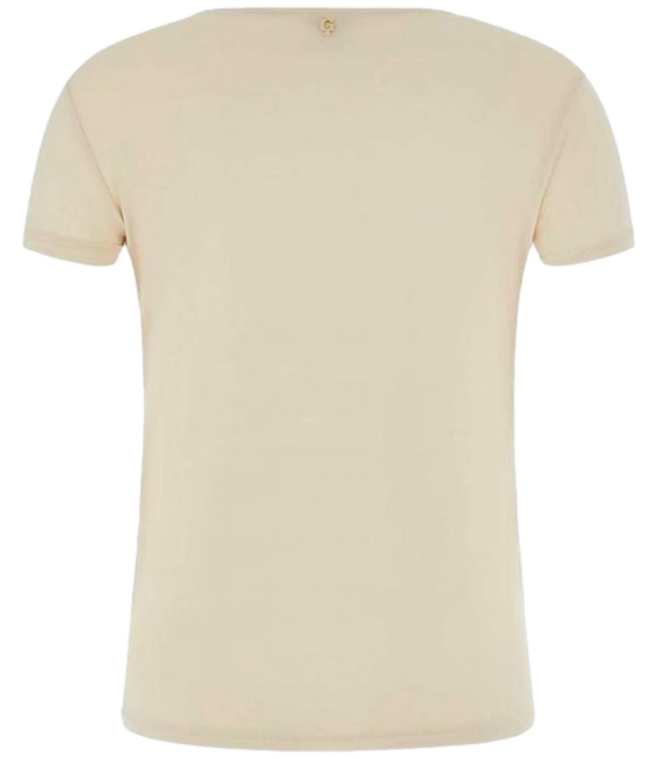 Guess Maglia Ss Emmie Top Pearl Oyster Donna