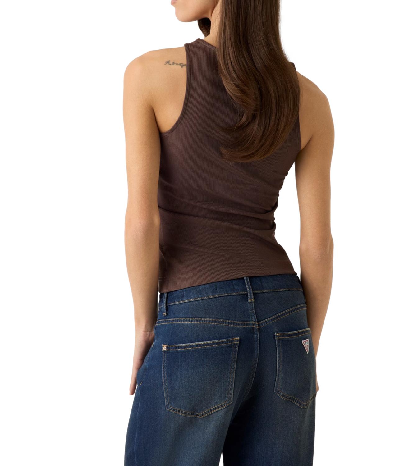 GUESS top marrone donna
