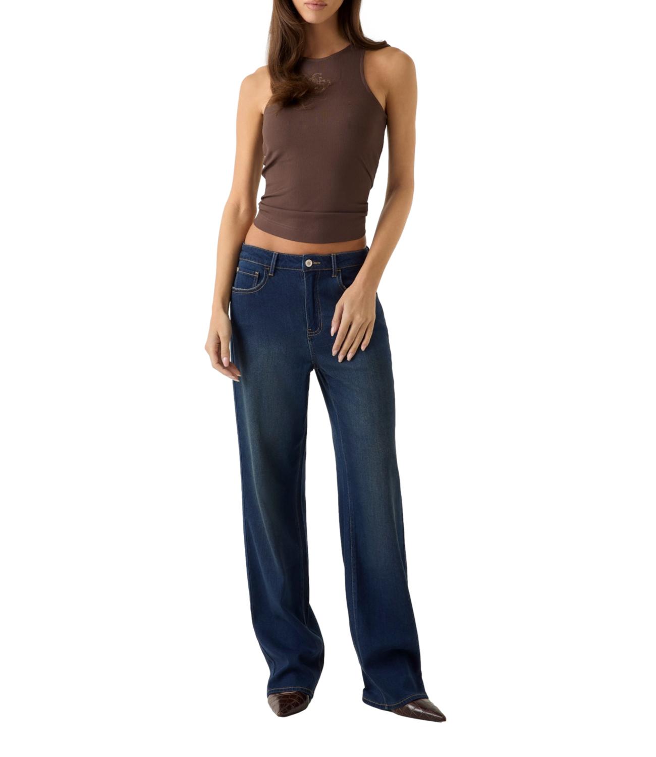 GUESS top marrone donna