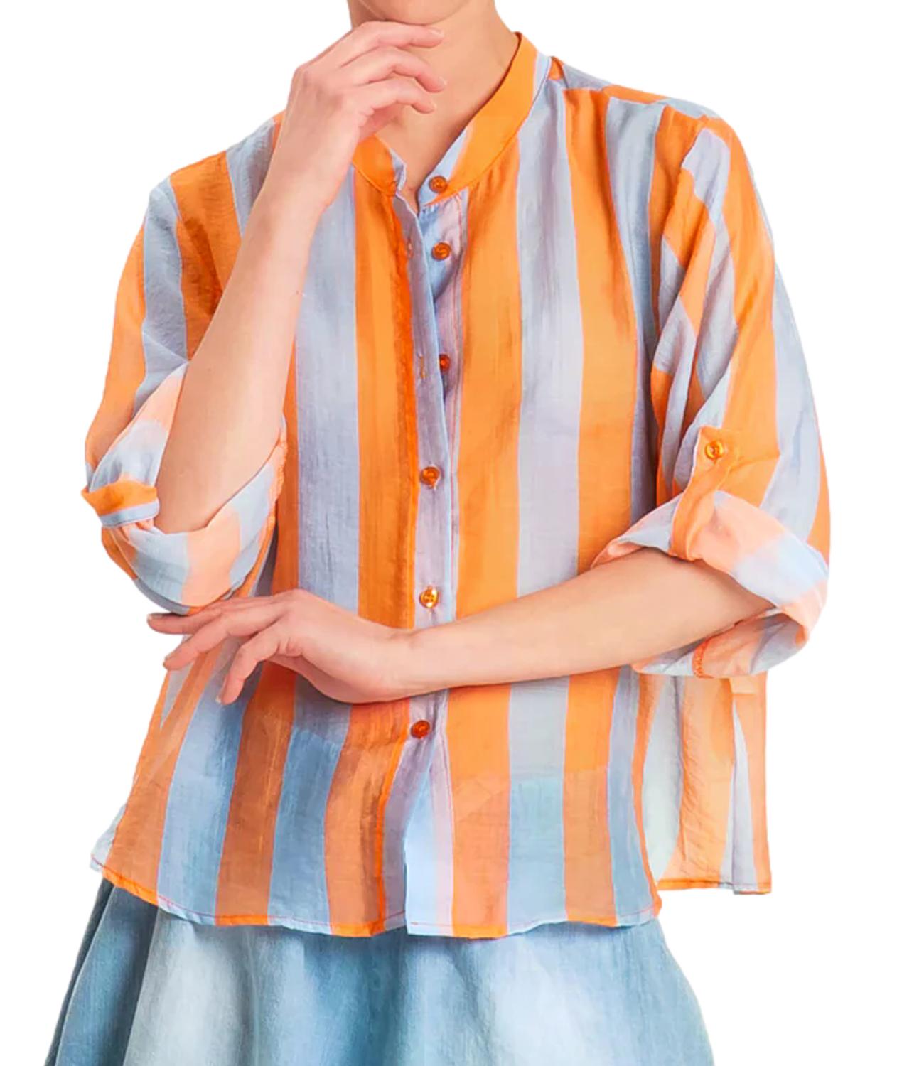 Camicia Have One CVS-Q422 Donna - Riga Arancio
