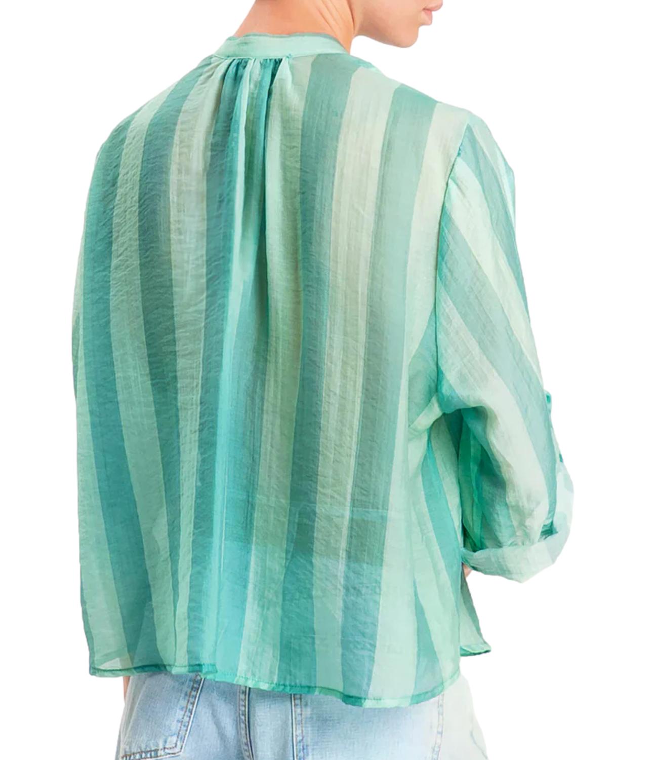 Camicia Have One CVS-Q422 Donna - Riga Turchese