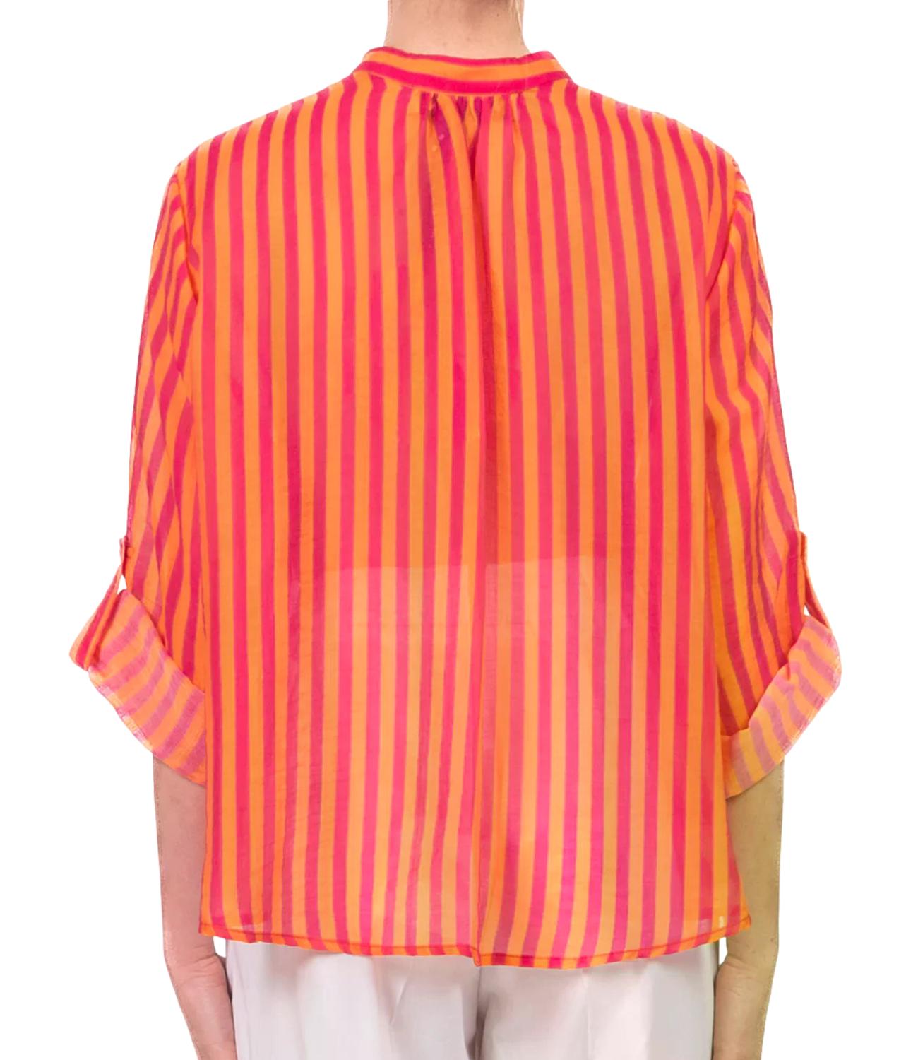 Camicia Have One CVS-Q423 Donna - Riga Arancio/fuxia