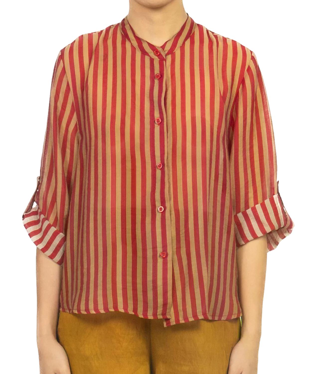 Camicia Have One CVS-Q423 Donna - Riga India/sabbia