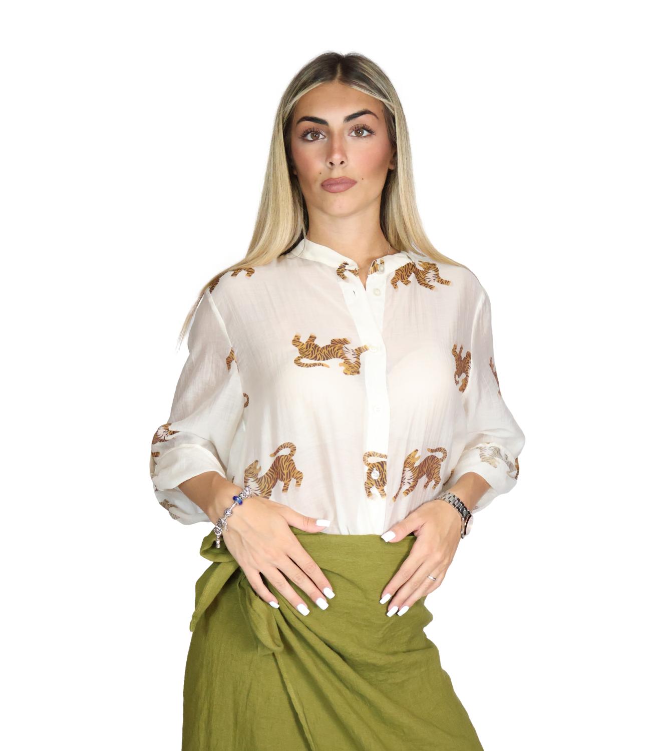Camicia Have One CVS-Q491 Donna - Tigri