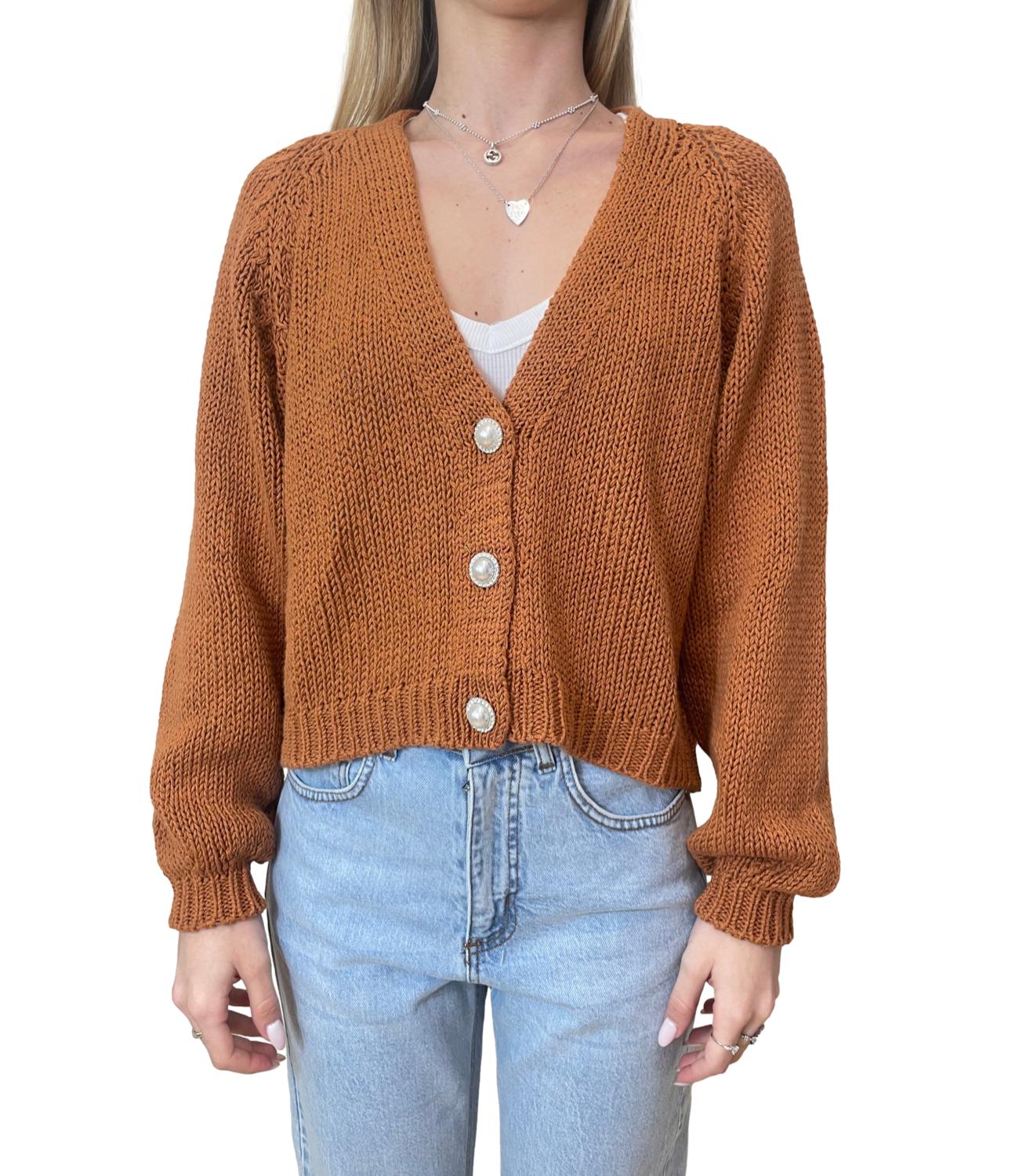 Have One Cardigan Tabacco Donna