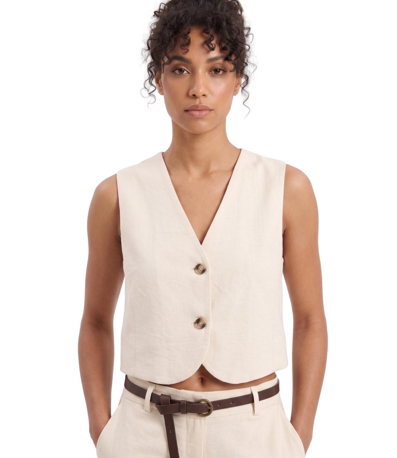 Gilet Have One LIA-Q044 Donna - Beige