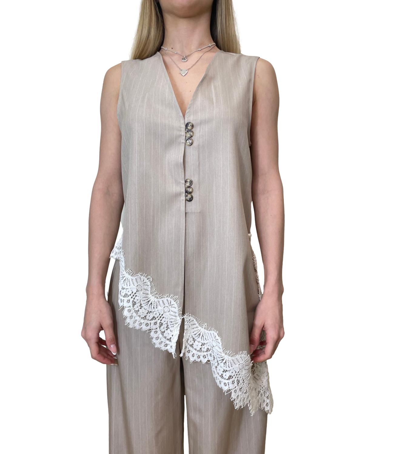 Have One Gilet Tortora Donna