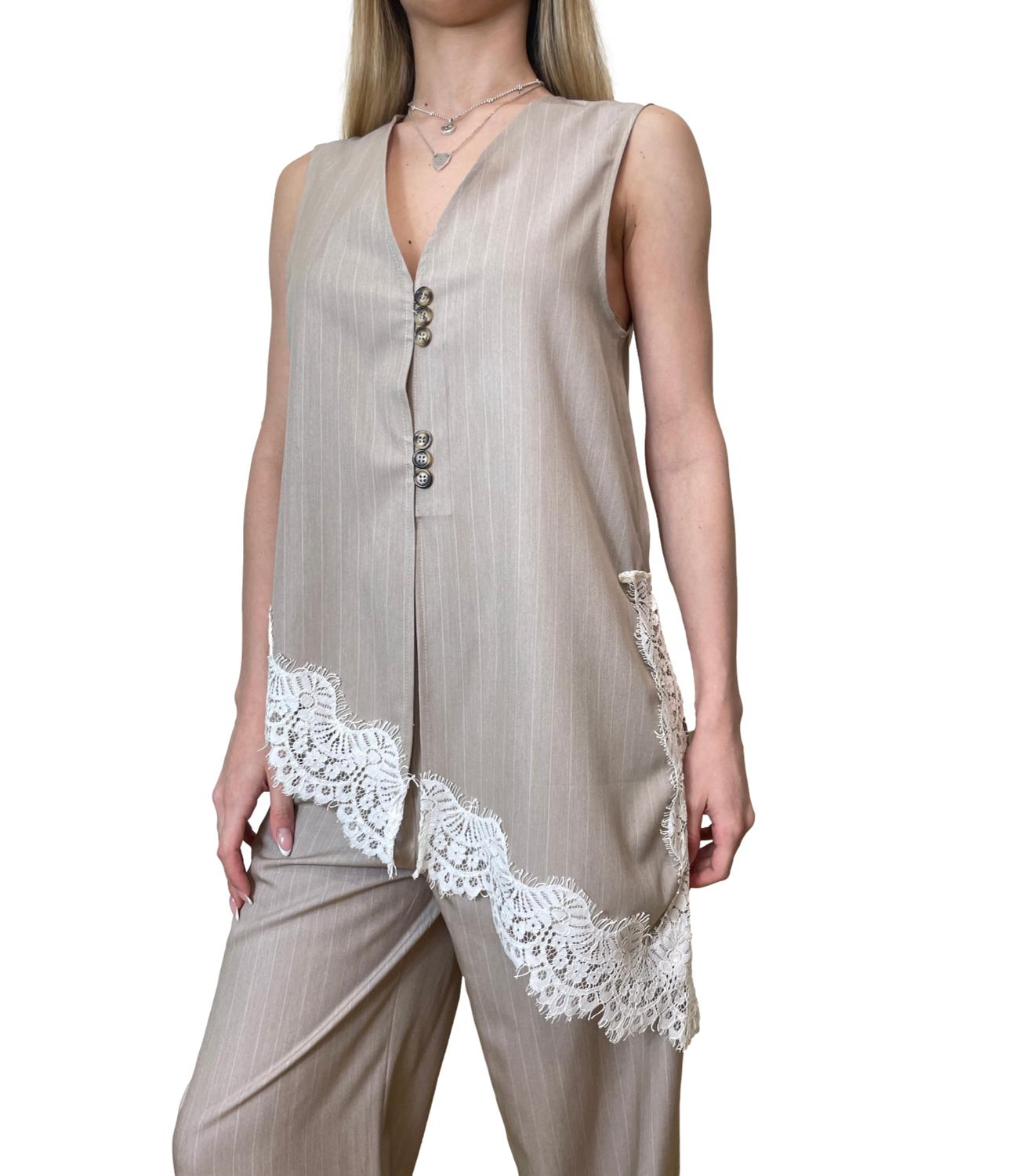 Have One Gilet Tortora Donna