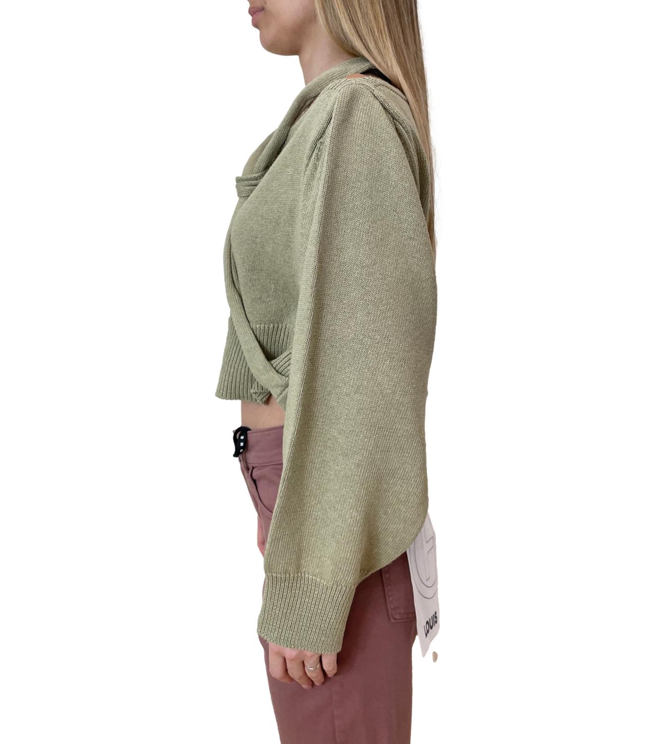 Marella Monochrome canotta Mlmorata verde donna