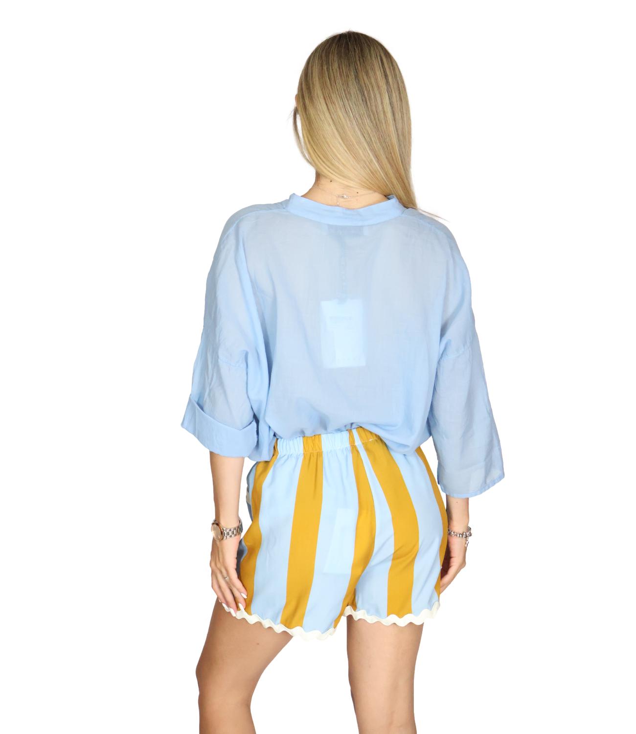 Short Have One PVS-Q701 Donna - Tabbaco/celeste