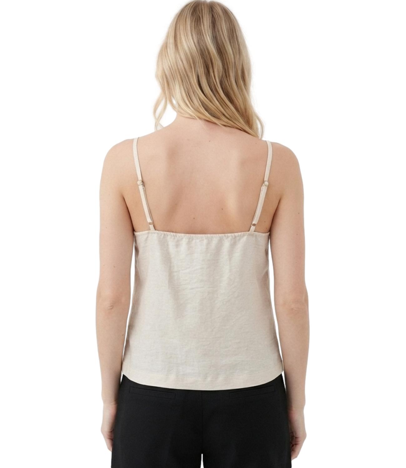 Top Have One RVS-Q292 Donna - Naturale/nero