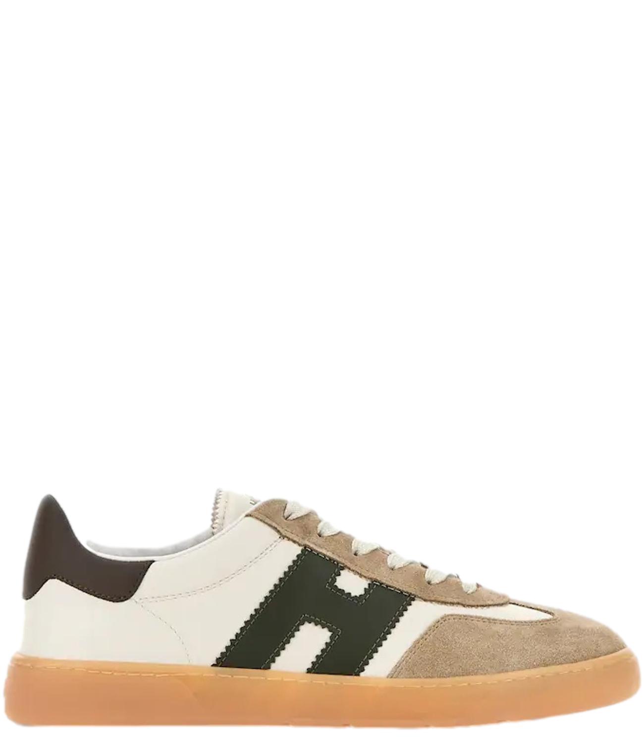 Sneakers Hogan Cool verde marrone