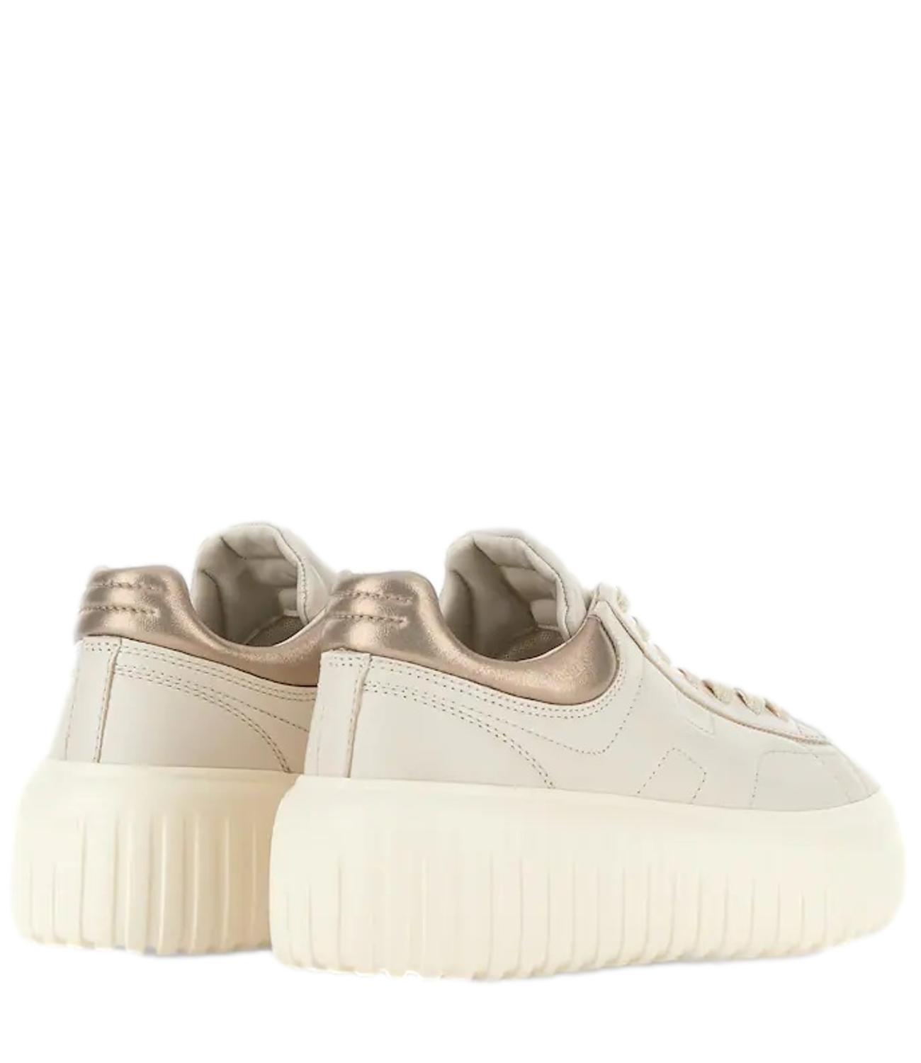 H-Stripes Allacciato H crema oro