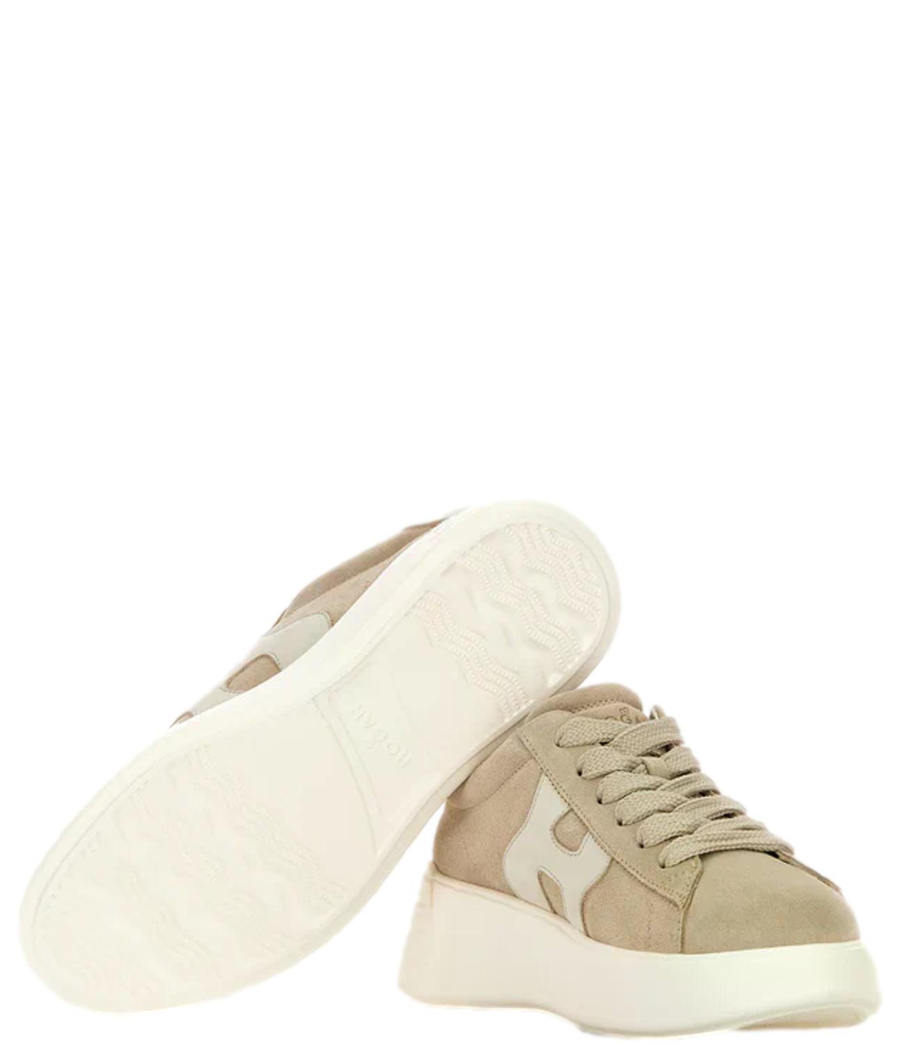 Scarpe Hogan HXW7050GB00V1N Donna - Beige