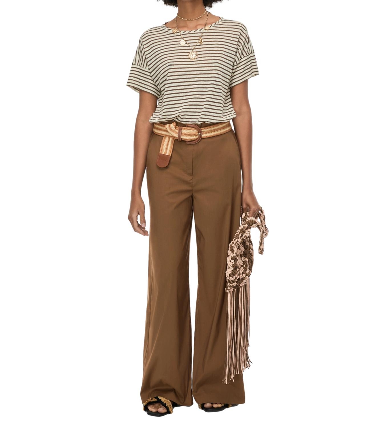 IBLUES pantalone Ibloceano cacao donna