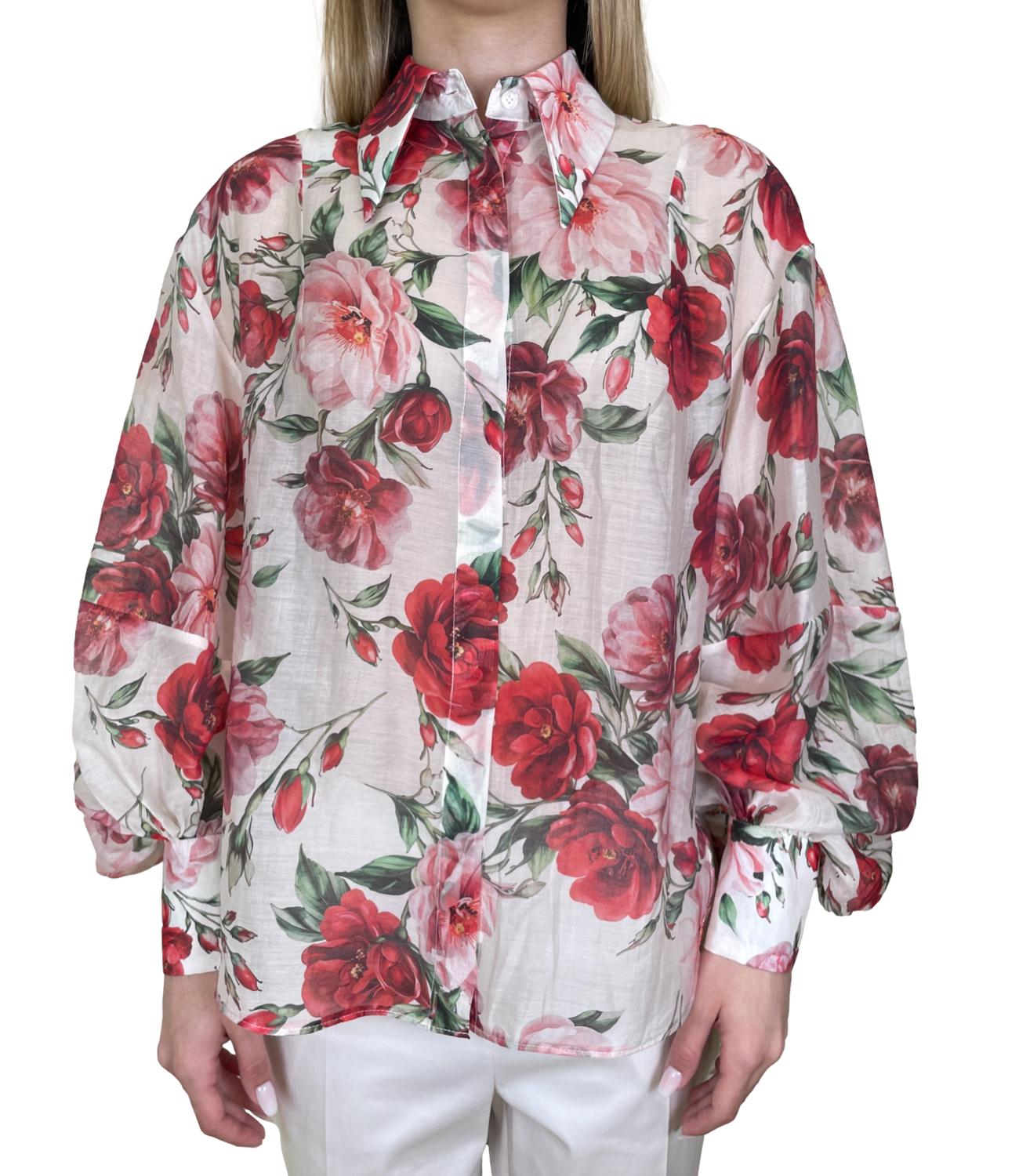 Imperial Camicia Panna/Rosso Donna