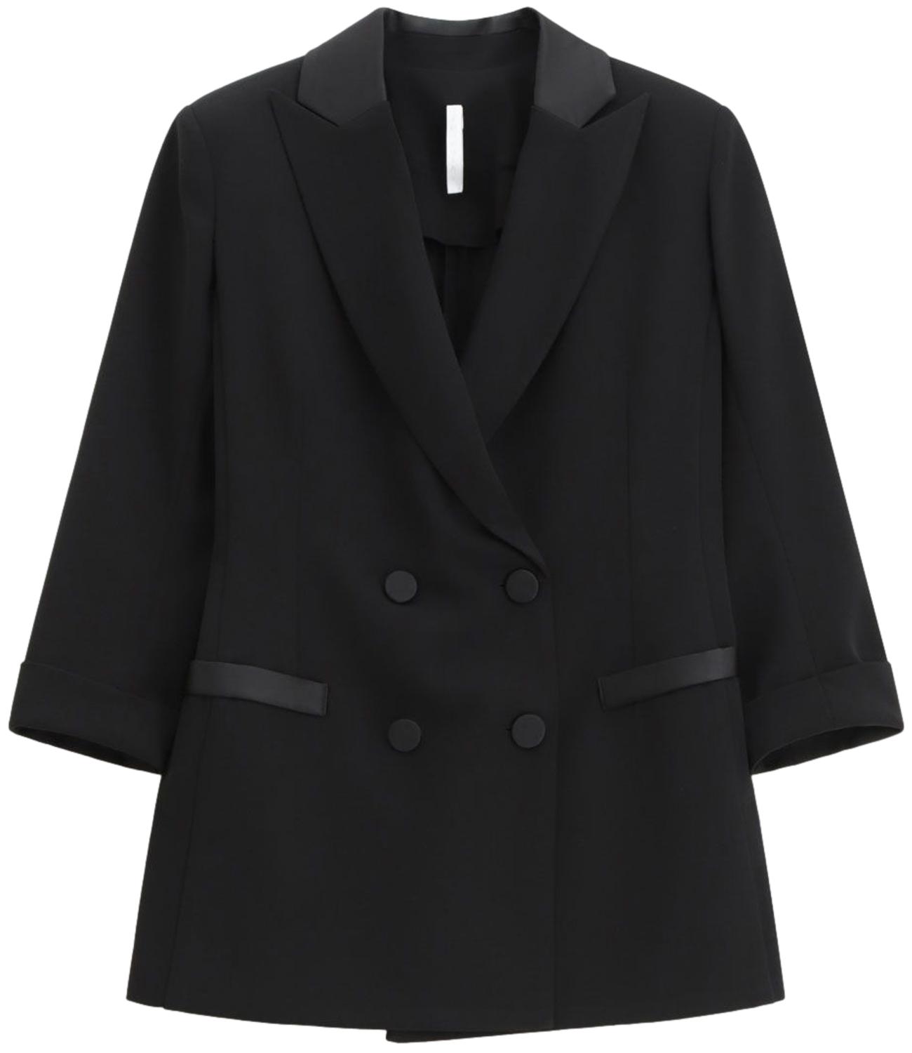 Imperial Giacca Doppiopetto Nero Donna
