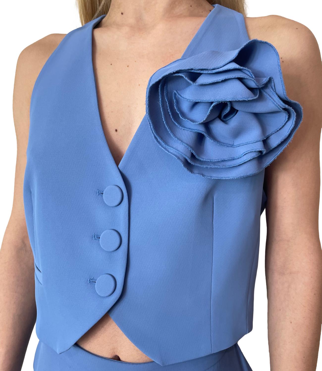 Imperial Gilet Ceruleo Donna