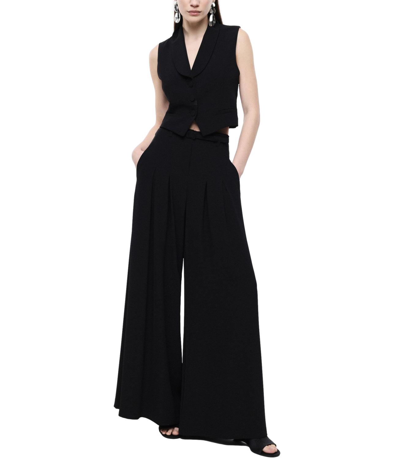 Imeprial Pantalone Palazzo Nero Donna
