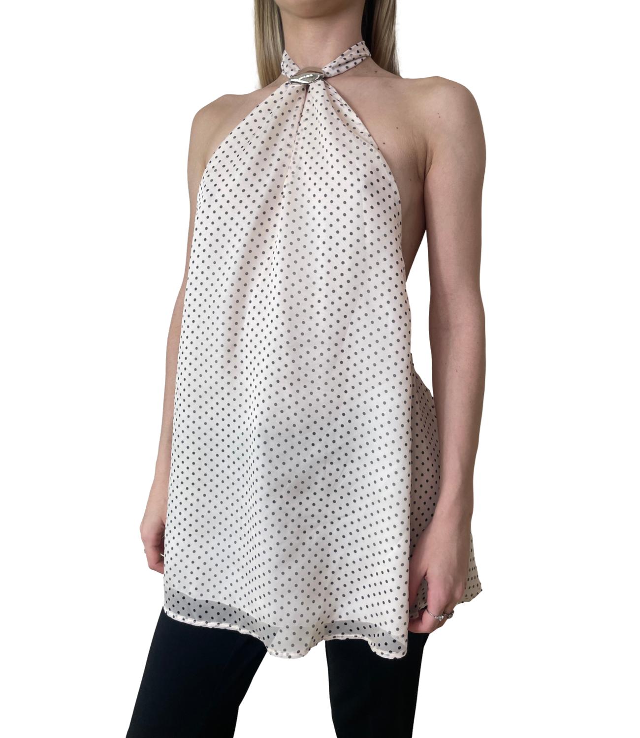 Imperial Top Pois Burro/Nero Donna